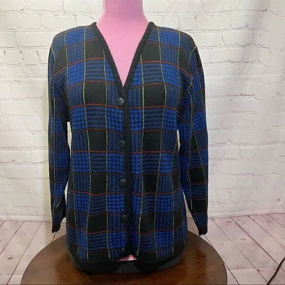 14 VINTAGE NORTON MCNAUGHTON CARDIGAN. Preppy - Picture 4 of 13